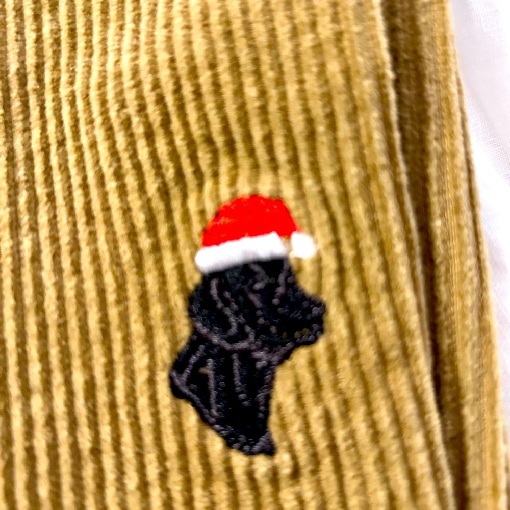 Orvis men’s Holiday Wreath and Holly corduroys